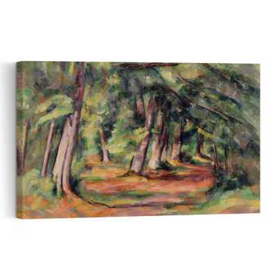 Underwood 1890-94 Impression d'art mural abstraite impressionniste contemporaine représentant un arbre