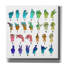  «Kids Rock C» par Jean Plout, art mural sur toile, 37 po x 37 po
