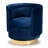 Krishaun Velvet Swivel Barrel Chair-1150421157