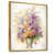 Toile avec cadre flottant or