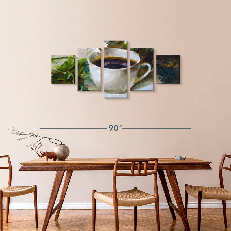 Coffee Cup, 34" H x 74" W