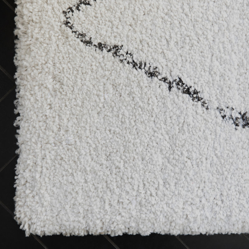 Elsa Geometric Shag Area Rug, Rectangle 160 x 230cm
