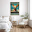 «Sphynx Cat In Sink Get N Nu», reproduction d'art graphique sur toile tendue-540194782