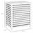 Laundry Bin With Cover And Removable Liner, 19.75X14.25X23.5 Inches, White, Space For Organized Clothes White Hamper Lid Detachable Inner Bag, Neat