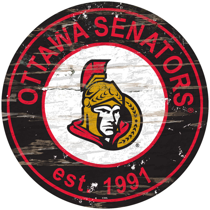 Traditional Entertainment Wall Decor, Ottawa Senators