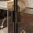 55.1" W 4-Door Glass Display Sideboard with 3-Color LED Lights & Tempered Glass-31531970