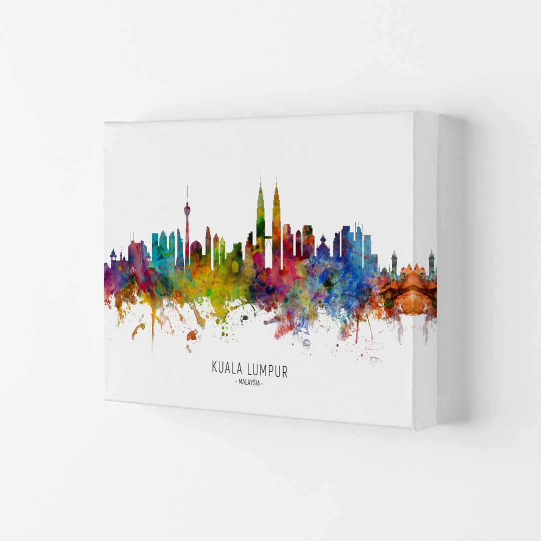 Kuala Lumpur Malaysia Skyline by Michael Tompsett - Print