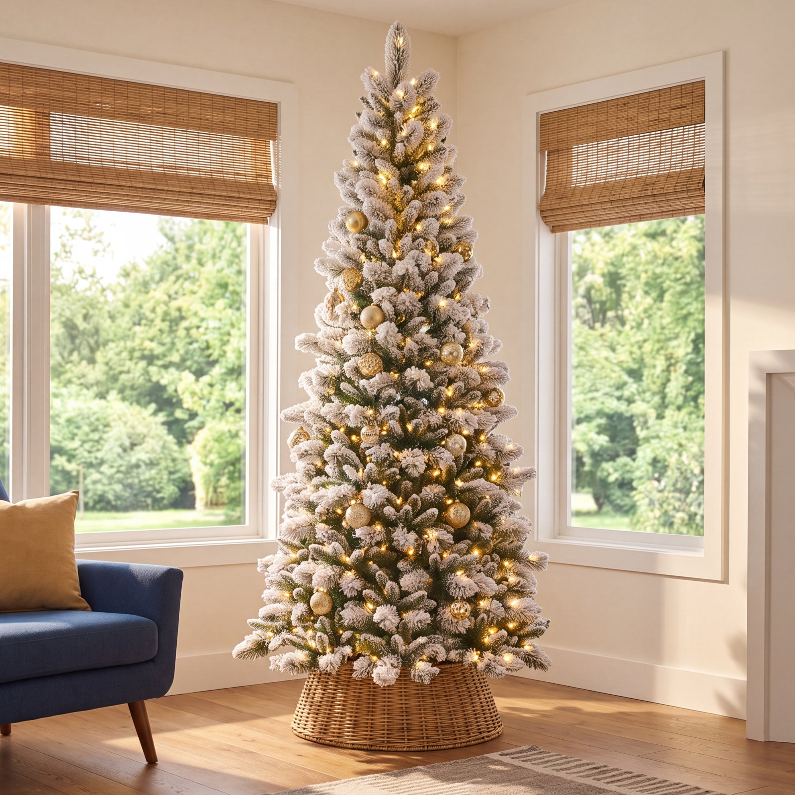 7.5' Pre-Lit Pine Tree