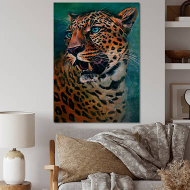 Close Up of Angry Leopard Photo Leopard Pictures Wall Decor Jungle Animal  Pictures for Wall Posters of Wild Animals Jungle Leopard Print Decor Animal