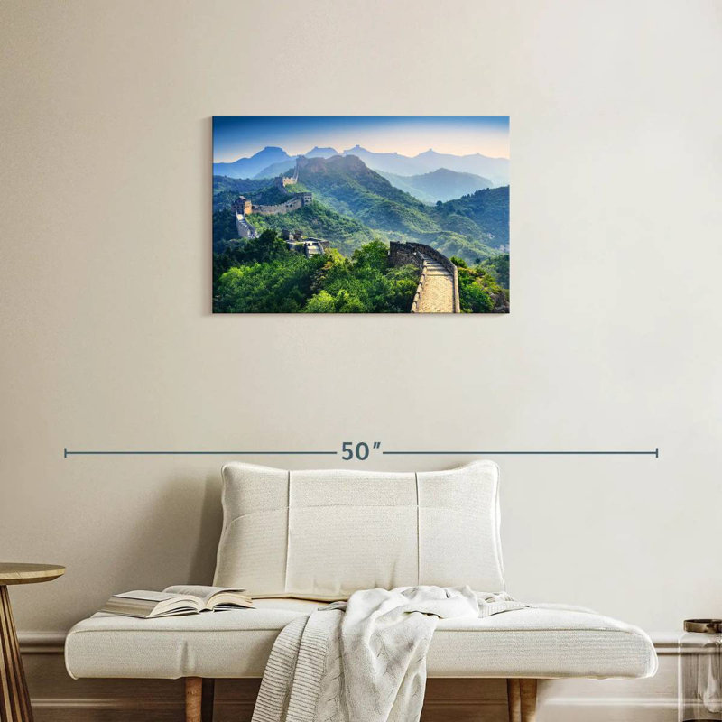 Ravi, matin, grande muraille de Chine, H 20 po x l 30 po