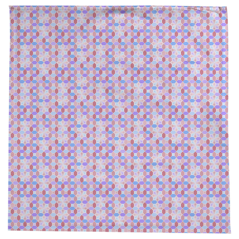 Nappe à motif Leffel, Rose / Bleu