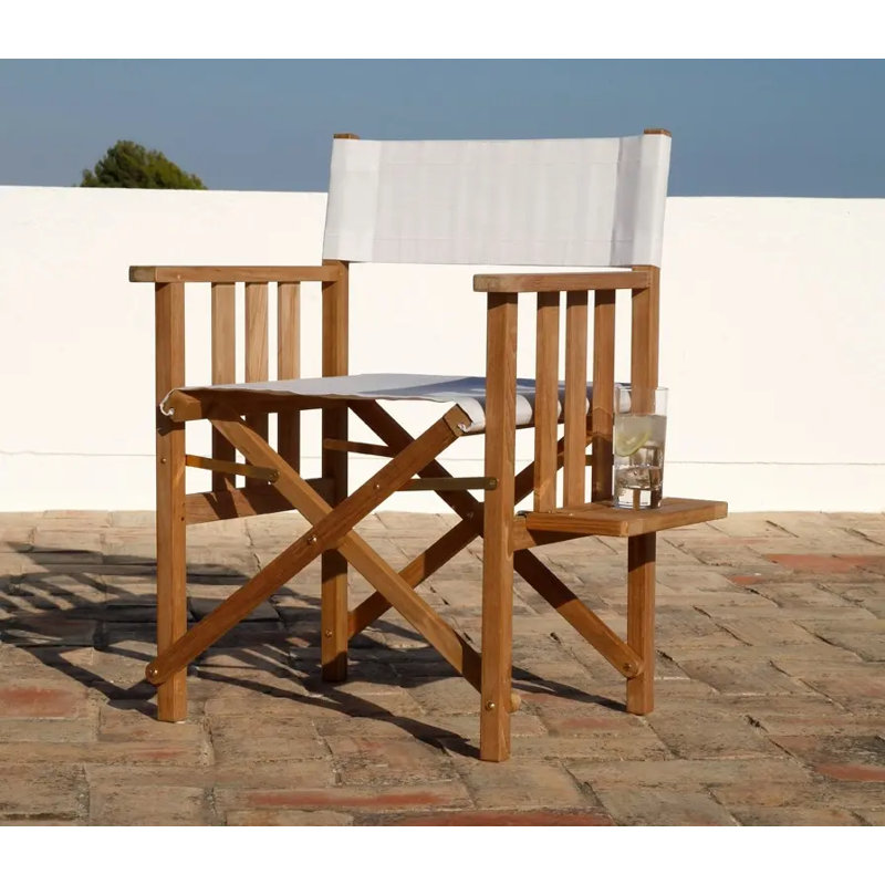 Safari Outdoor Teak Dining Armchair, Forest Green