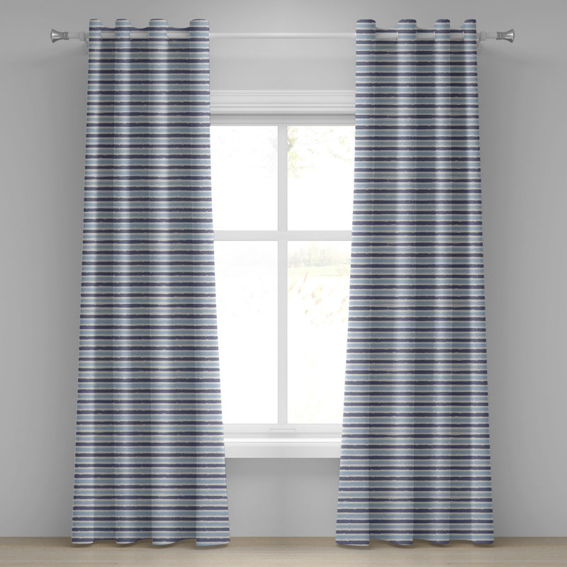 Sateen Blackout Curtains / Drapes Pair, 50" W x 72" L