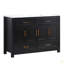 Meuble-lavabo 48 po. Armoire de rangement abondante - 4 portes à fermeture douce et 4 tiroirs (excluant le lavabo en céramique)-126528577