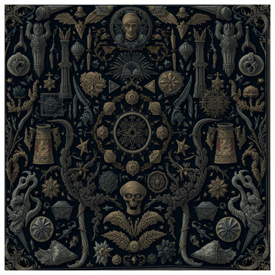 Ornate Gothic Motif Comforter