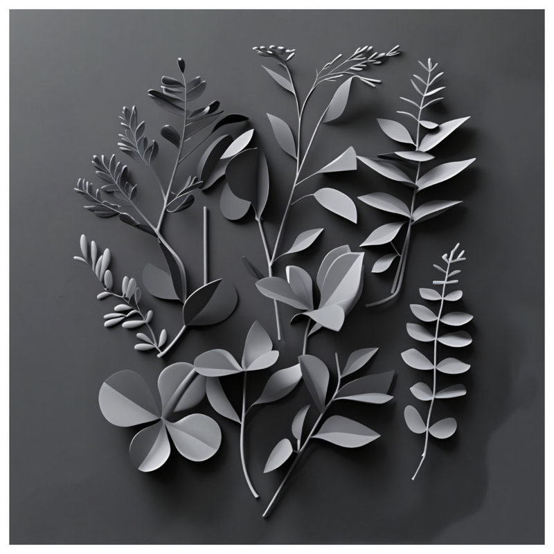 Coussin Leaves, coussins double face nature, 26 x 26 pouces