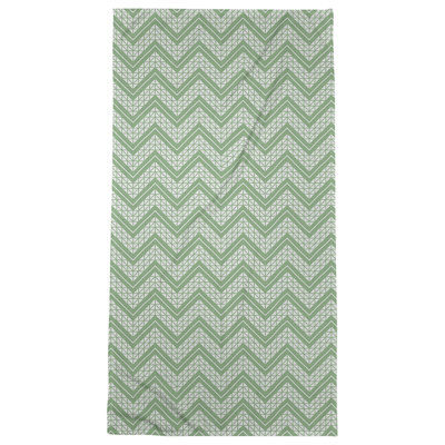 Stephenie Classic Hand Drawn Chevrons Beach Towel