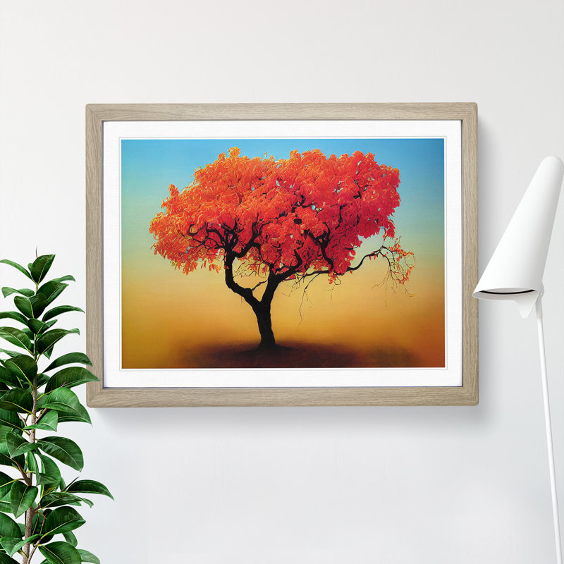 Beauteous Apple Tree - Framed Print, Oak, 25cm H x 34cm W x 2cm D