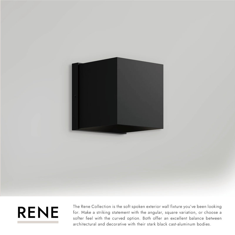 Rene 1 - Light LED Outdoor Flush Mount