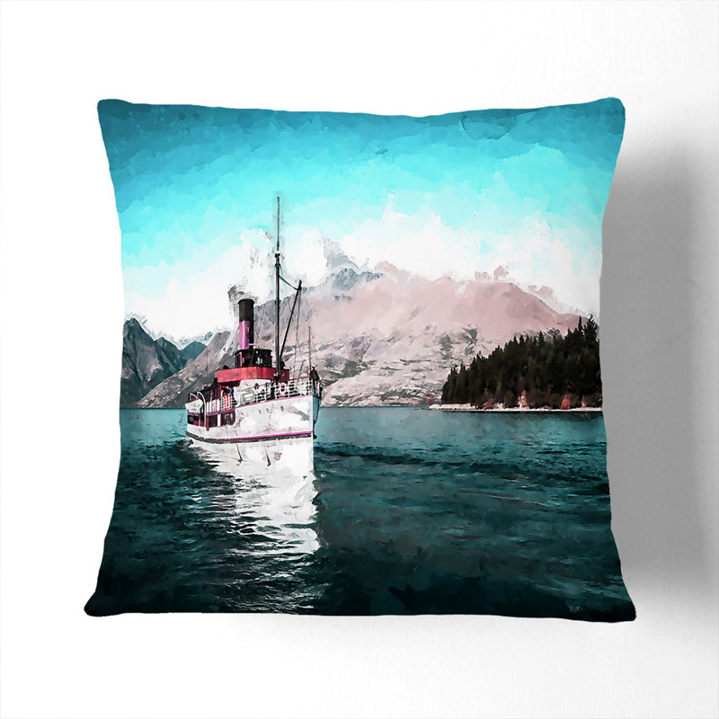 Square Cushion, 40cm H x 40cm W x 15cm D, White