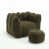 Chenille vert olive sélectionné