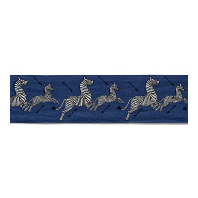 Zebras Embroidered Tape