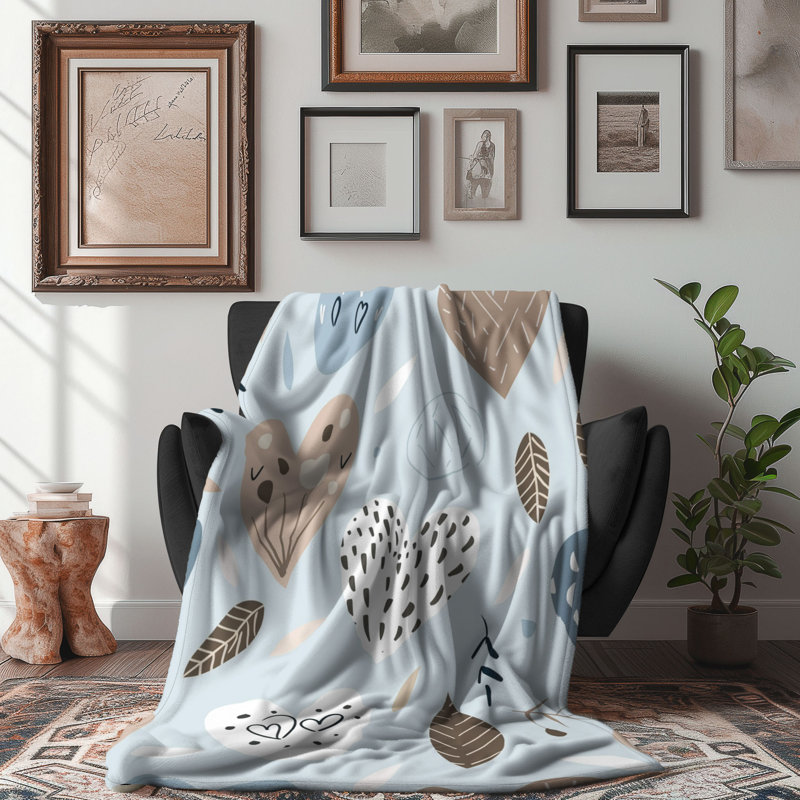 Mama Cuddle - couverture en sherpa de qualité supérieure 1 pièce, L 50 po x L 60 po