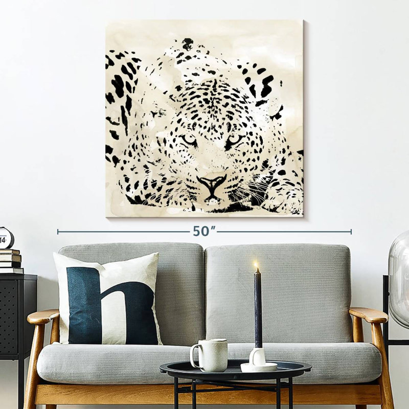 Crowle Leopard Spots II, H 33 po x l 33 po