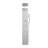 Luxury Stainless Steel Shower Panel Tower with Rainfall Head, Massage Jets & Digital Temperature Display