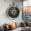 Horloge murale avec engrenages en mouvement réel The GEears