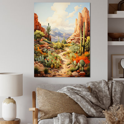 Dipaydran, Mexique, cactus, oasis, empâtement I - impression