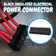 Black Insulated Multi-Cable Connector, 3/0-6 Wire Range, Single Side Entry - 3 Port