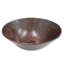 Lavabo vasque de salle de bain rond en cuivre 14 "avec bonde Daisy