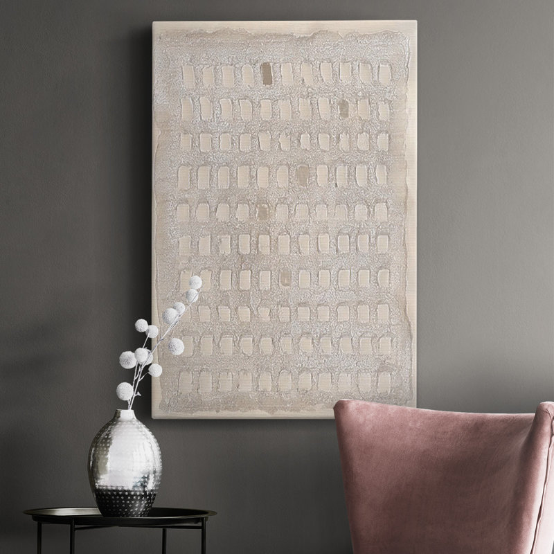 Pearl Punch Card I Premium Gallery Wrapped Canvas - Ready To Hang, 36" H x 24" W x 1" D