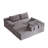 Upholstered Sectional Sofa With Pillows-1378163061