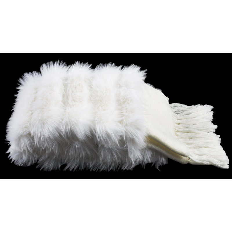 Acrylic Bed Runner, White