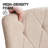 49cm H Linen Upholstered Side Chair in Beige-114193357