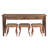 Metal Base Dining Table