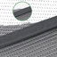 Tapis de camping, tapis de plage, tapis d'extérieur en paille de plastique noir et blanc Boho-482687808