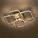 Contemporary LED Light-adjusted 4-Light Led Semi Flush Mount