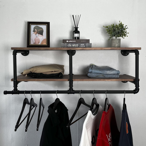 Wayfair | Wall Mounted Clothes Racks You'll Love in 2024