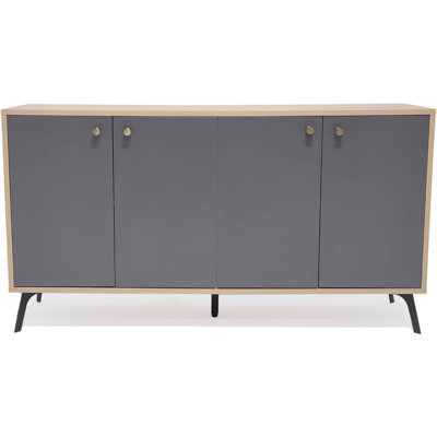Dabbu 144.78cm Solid Wood Sideboard