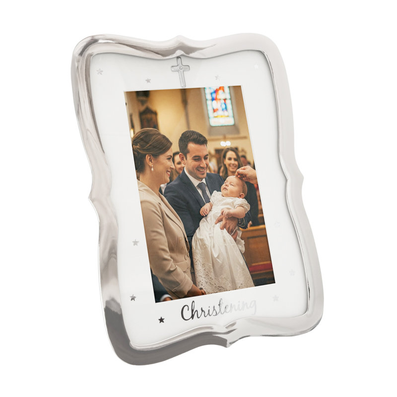 Silver Metal Picture Frame with Mat