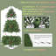 Arbre de Noël artificiel avec 2231 branches