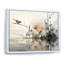 «Asian Art Sumi Bird Serenity XVIII», reproduction d'art sur toile-1342112497-1342112496