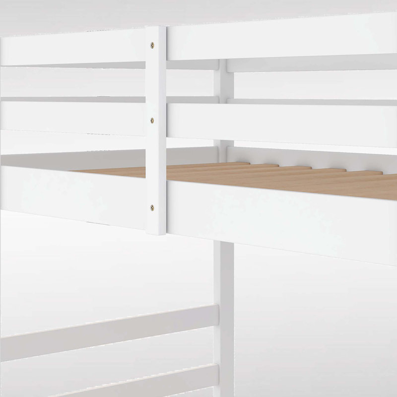 Genive Kids Bunk Bed, Twin, White