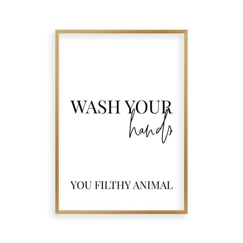 Print, Brushed Copper Frame, 61 cm H x 43 cm W
