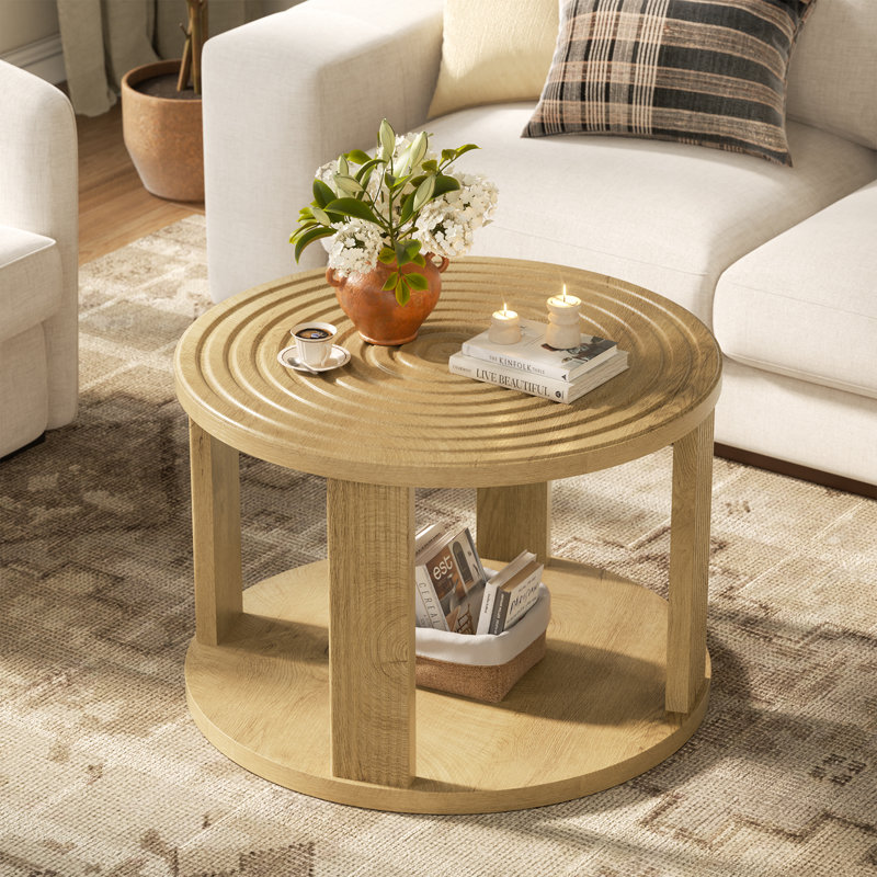 Table basse Modern Modern, Bois de chêne