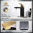 Single-handle Bathroom Faucet with Drain Assembly-64093319