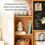 Bibliothèque multifonctionnelle en bois massif